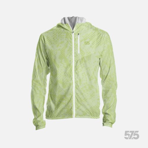 Laufjacke mit Kapuze- Snake - Pale Green