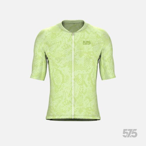 Radtrikot - PRO - Snake - Pale Green