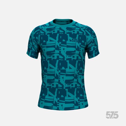 Lauf-T-Shirt PRO - Broken - Blue