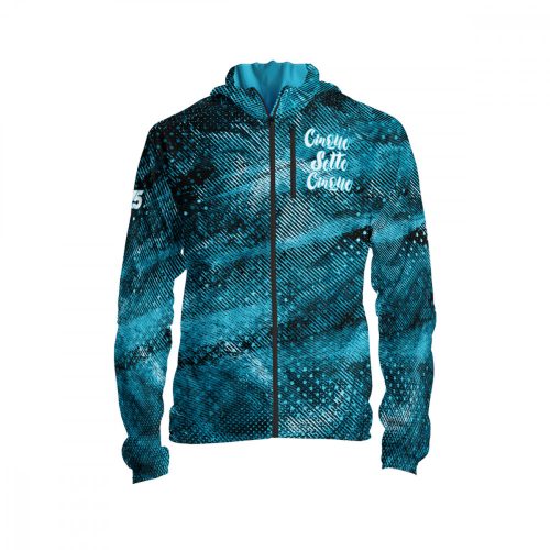 Laufjacke mit Kapuze - HURRICANO - Blue