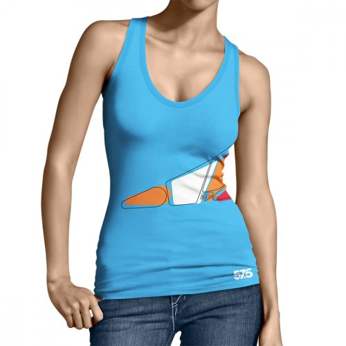 Lauf t-shirt ärmellos für Damen - COMIC BOOK