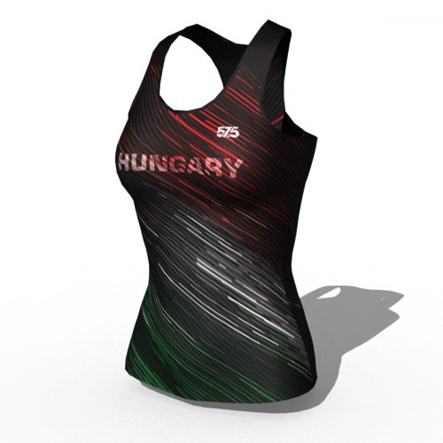 Lauf t-shirt ärmellos für Damen - HUNGARY