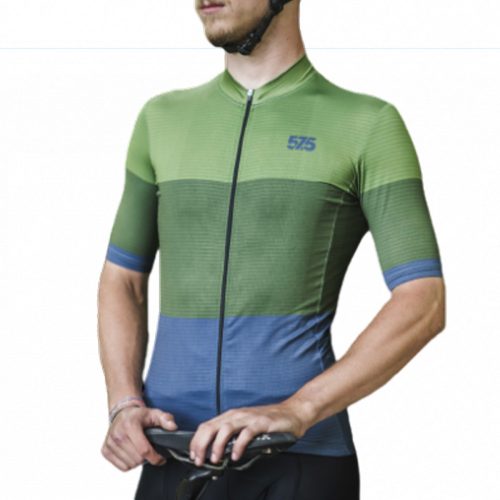 Radtrikot - PRO Gavia - THREE - STRIPE - Olive