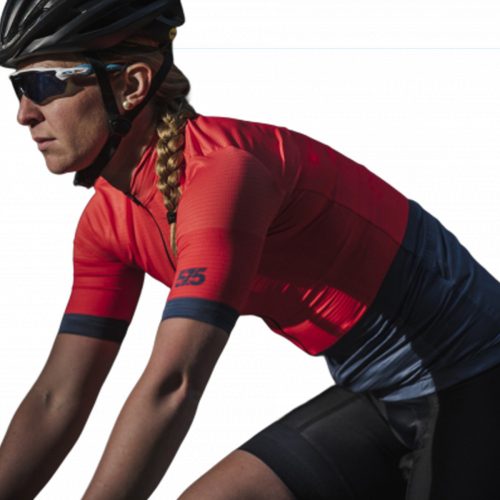 Radtrikot - PRO Gavia - THREE - STRIPE - RED - BLUE