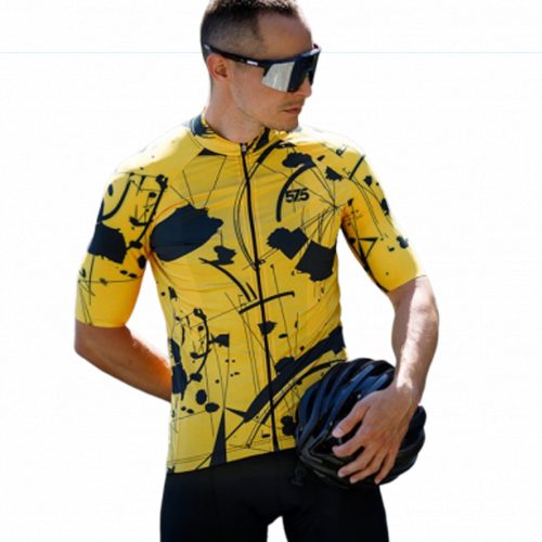 Radtrikot - PRO Gavia - WHEEL - SPLASH - Amber