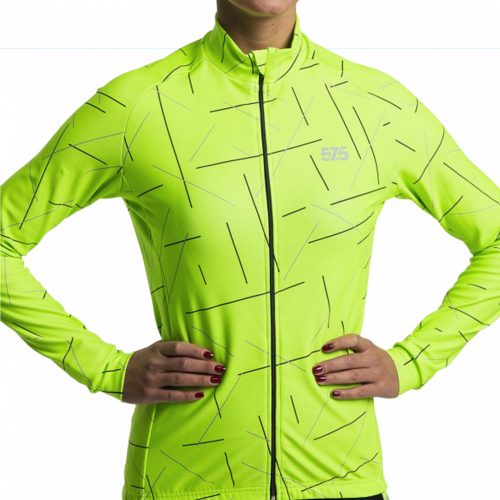 Fahrrad Thermojacke - Cross - Fluo