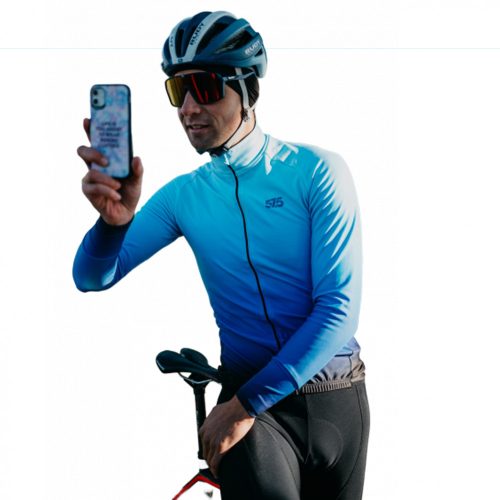 Fahrrad Thermojacke - DREAM - LIGHT - BLUE