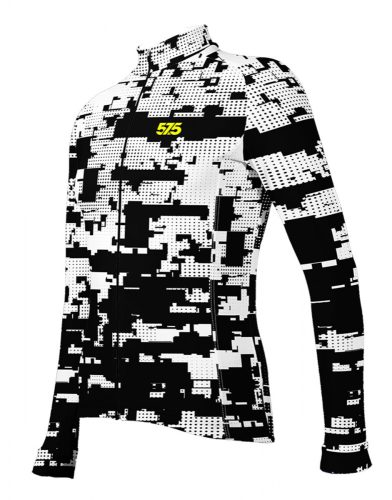 Fahrrad Thermojacke - GLITCH - White