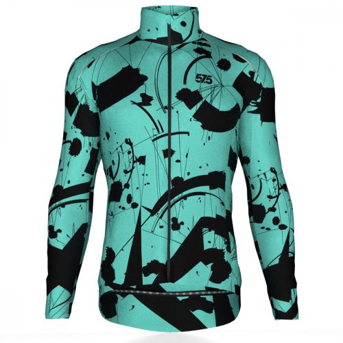 Fahrrad Thermojacke - WHEEL SPLASH - Turquoise