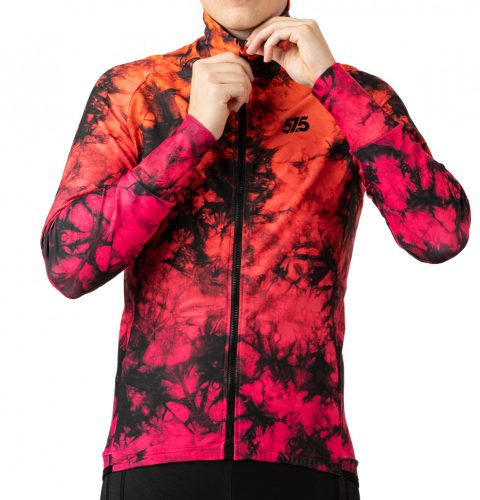 Fahrrad Thermojacke - Tie Dye - Blody Mary