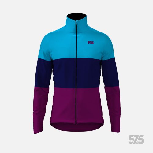 Fahrrad Thermojacke - ThreeStripe Dark Magenta