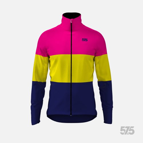 Fahrrad Thermojacke - ThreeStripe Pink