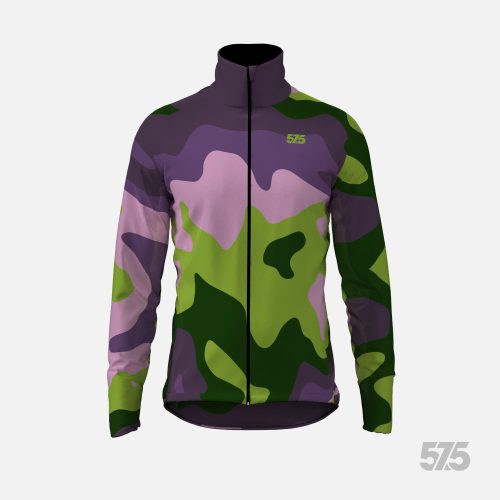 Fahrrad Thermojacke - New Camo Green