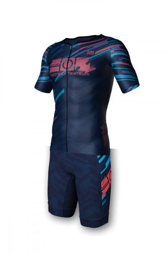 Triathlon Renndress - 2 Teile - kurze Ärmel - KTR 2019 - Coral