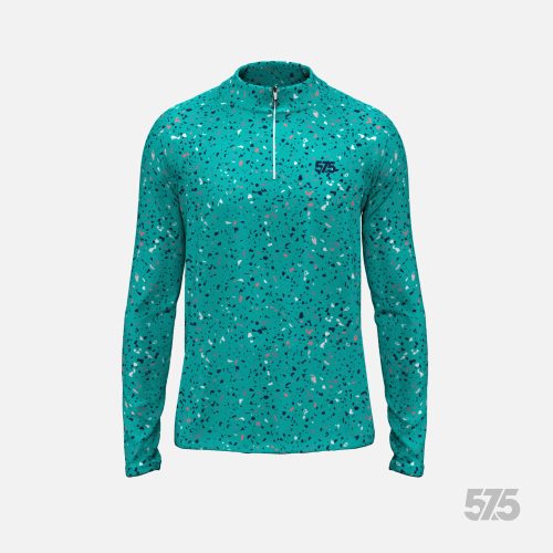 Langarm-T-Shirt - Cold Top - Terrazzo Green