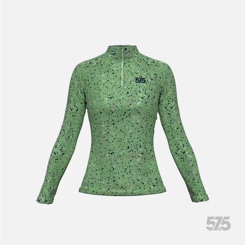 Langarm-T-Shirt - für Damen Cold Top - Terrazzo Light Green