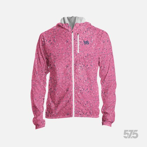 Laufjacke mit Kapuze- Terrazzo Pink