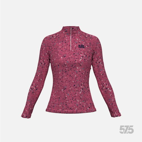 Langarm-T-Shirt - für Damen Cold Top - Terrazzo Pink