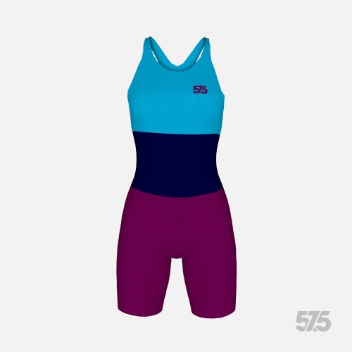 Triathlon Renndress - Damen - Threestripe Dark Magenta