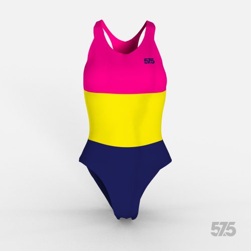 Schwimmdress - Damen - Threestripe Pink