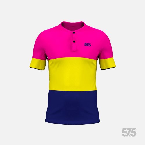 Fahrrad-E-Bike Style - Trikot -Threestripe Pink